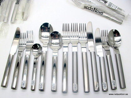 21st bestick, "Oval" Boda Nova (Blank samt Soft)