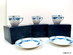 11st delar porslin kaffekoppar/fat, Royal Copenhagen/B&G