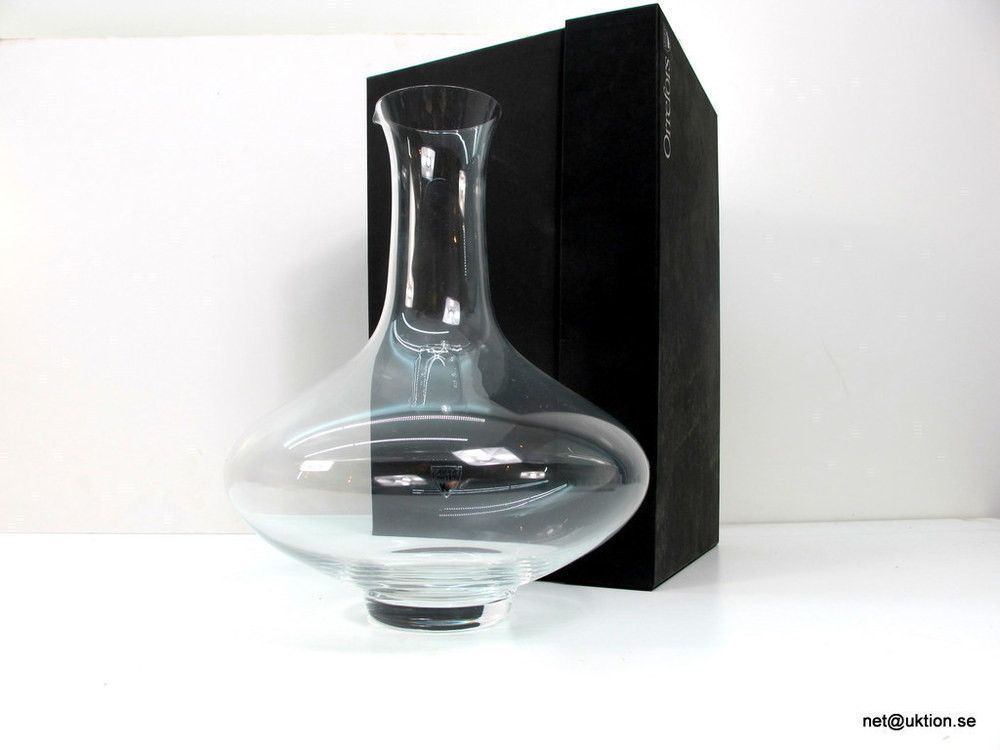 GUNNAR CYRÉN. Orrefors, karaff. Glas - Bruksglas