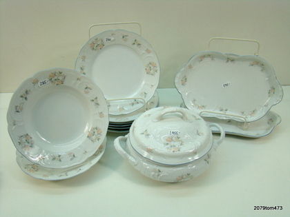 11st delar porslin, Rosenthal "Classic Rose Collection"