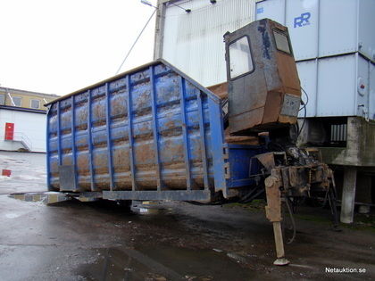 Kranflak med kran och skrotgrip, Jonsered 990 -96