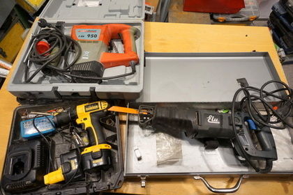 Elverktyg bl.a DeWalt & Elu