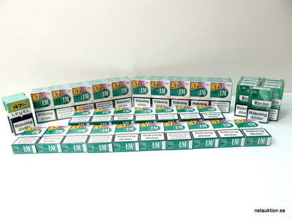 49st askar cigaretter, L&M/Winston/Level (Menthol)