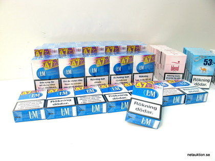 56st askar cigaretter, L&M/Blend/Camel & Marlboro (Light)