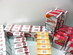 60st askar cigaretter: Lucky Strike, L&M & Chesterfield m.fl