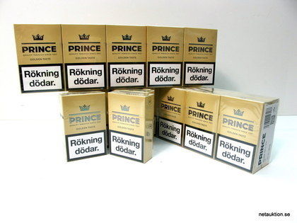 28st askar cigaretter Prince, Golden Taste