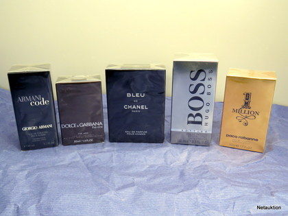 Herrparfym - Chanel, Paco Rabanne, Armani, BOSS, D&G