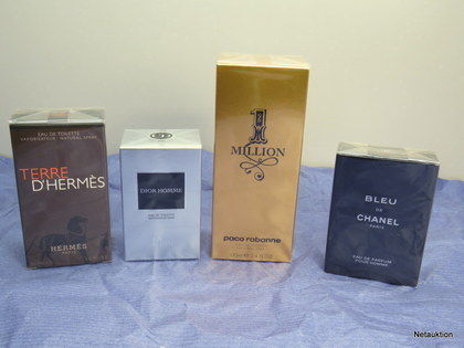 Herrparfym - Chanel, Paco Rabanne, DIOR & Hermes