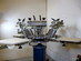  Roterande screentryck press