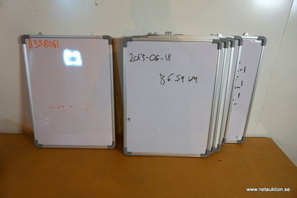 6st små whiteboardtavlor