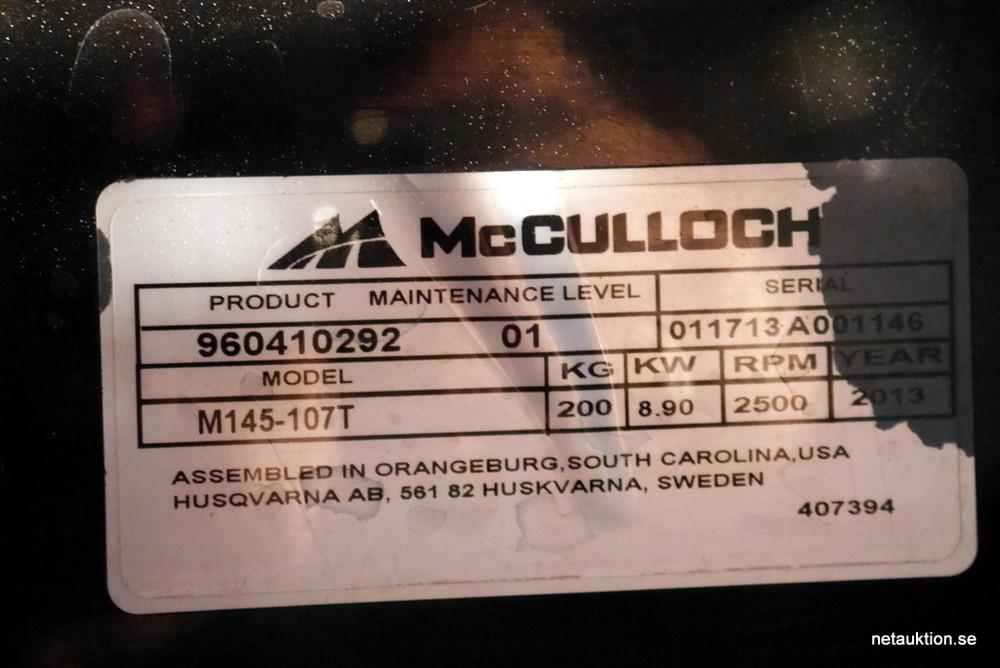 McCulloch RE115B97