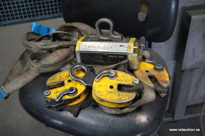 Lyftdon och magnetlyft 250 kg