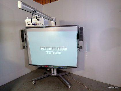 Interaktiv whiteboard, Smartboard med projektor