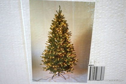 Julgran Natural Pine Green, höjd 260 cm, med belysning