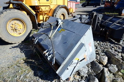 Sandspridare till traktor, Fjärås/Starke Arvid