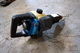 Bensindriven borrmaskin
