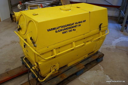 Varmluftsaggregat med tunnlar, VA-M40 MT