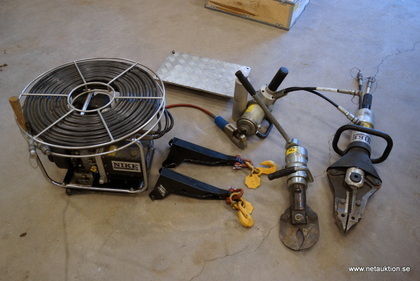 NIKE räddningsverktyg, Hydraulsax, spridare & motor (2)
