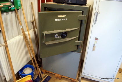 Sprängskåp med kodlås 