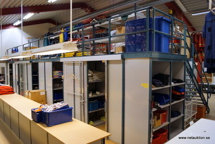 Hyllställ HI-280 2-våningsanläggning (Entresolplan) ca: 65m2