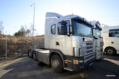 Dragbil Scania 420 -03 (TFB037) (Rep. objekt)