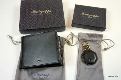 Montegrappa plånbok och nyckelhållare (butikspris 3.115:-)
