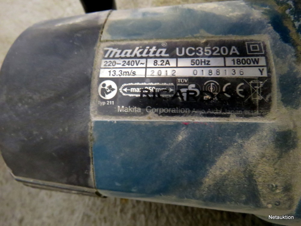 Netauktion - Elkedjesåg, Makita UC3520A
