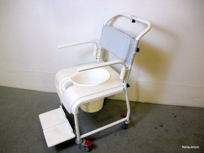 Mobil dusch-/toalettstol, Mobilette