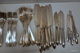 Parti nysilverbestick, ca 100 delar