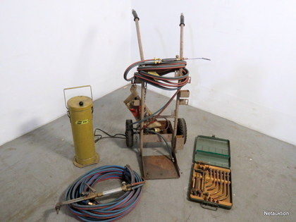 Svetsvagn och tillbehör + elektrodvärmare