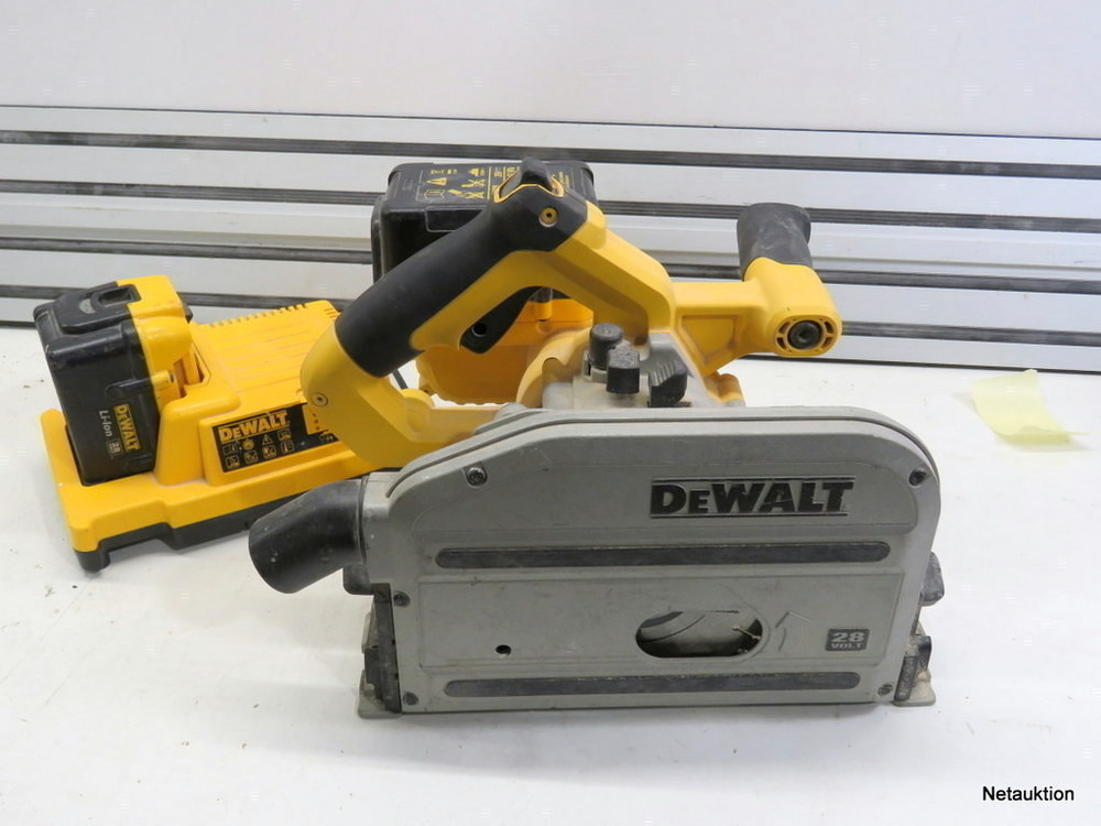 Netauktion - DeWalt sänksåg skena, batteridriven