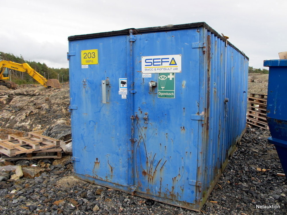 Netauktion Container med innehåll