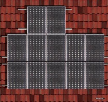 Takfästen till solpaneler (för 10,8kW)
