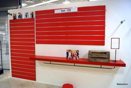 Butiksinredning - spårpaneler mm 