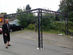 Svartlackerad aluminium tross monter/scen 