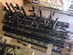 Svartlackerad aluminium tross monter/scen 