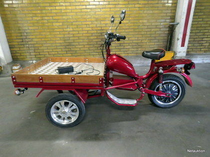 EL-Flakmoped, MGB Delivery EL50RD Röd 