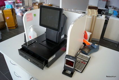 Kassaregister med Onslip kassasystem