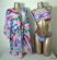 Bikiniset stl 10UK med matchande strandtopp