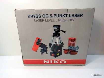 Niko laser, kryss och 5-punkt - K-5P