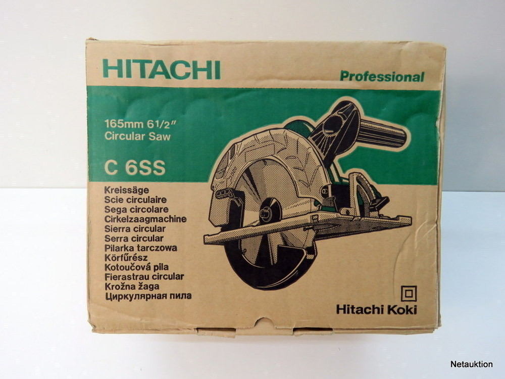 Netauktion - Cirkelsåg, Hitachi C6SS 1050W
