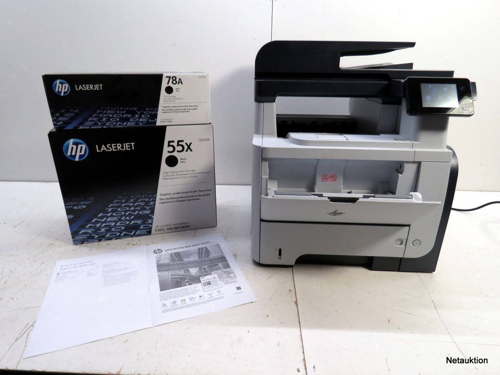 Netauktion Multiskrivare, HP LaserJet Pro MFP M521dn