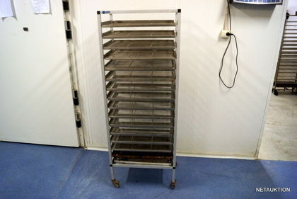 Bagerivagn för frysrum, 179x66x45cm