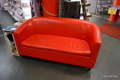 Röd soffa