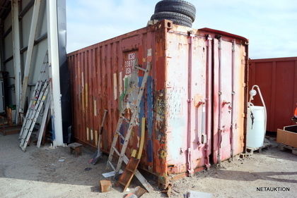 Container 20 fot, med dieseltank 8m3
