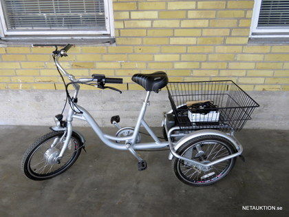Trehjulig elcykel