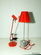 Bord och skrivbordslampa