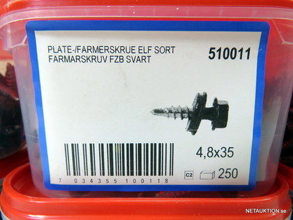 Farmarskruv FZB svart 4,8x35 mm, ca: 14 500st