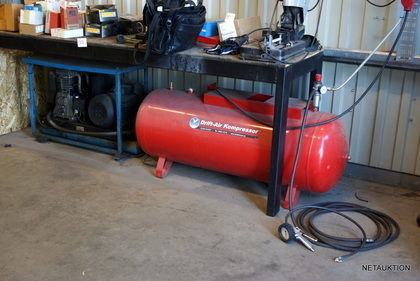 Kompressor med separat tank 270L