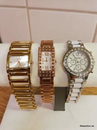 Damklockor Tajms, Guld, Silver, brons